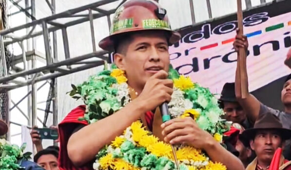 El respaldo a la candidatura de Andrónico Rodríguez genera controversia en Bolivia.