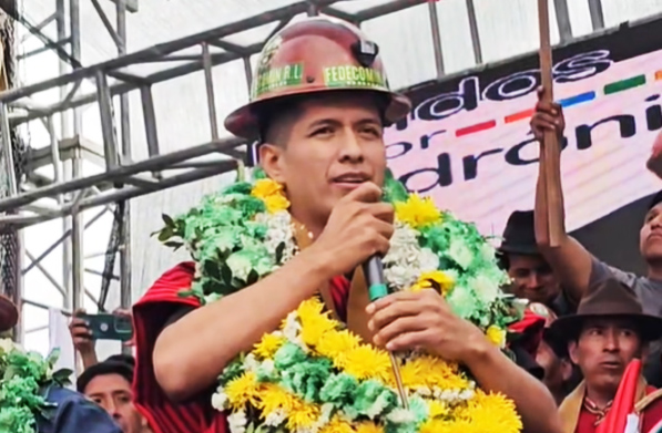 El respaldo a la candidatura de Andrónico Rodríguez genera controversia en Bolivia.