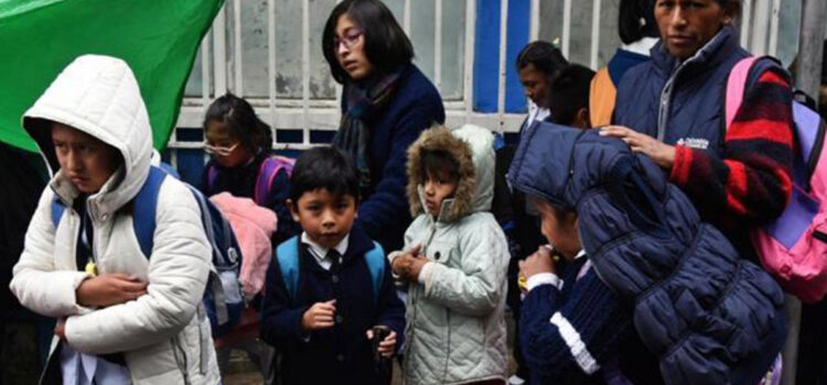 Medidas preventivas por frente frío y alerta epidemiológica en Bolivia.