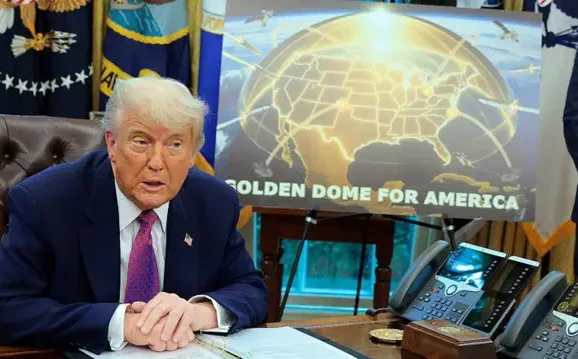 Estados Unidos anuncia la construcción del “domo dorado” para protegerse de ataques con misiles.