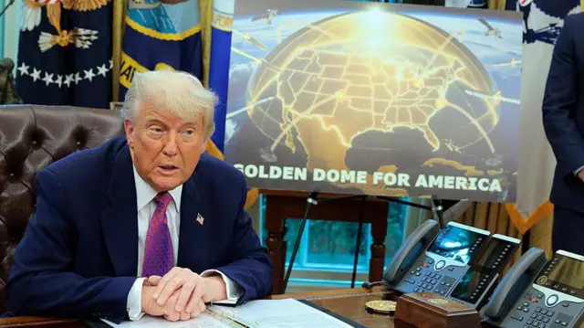 Estados Unidos anuncia la construcción del “domo dorado” para protegerse de ataques con misiles.