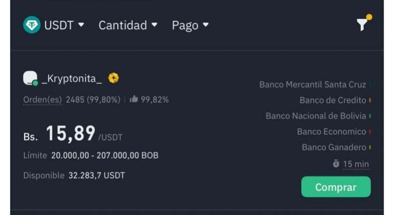 El dólar digital paralelo en Bolivia cae tras anuncio de medidas económicas por parte del presidente Arce.