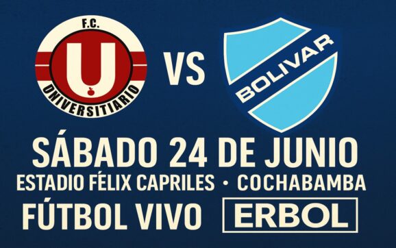 Club Bolívar se enfrenta a Universitario de Vinto en un duelo crucial por el liderato.