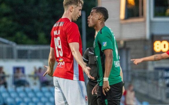 Empate sin goles entre Larne FC y FK Auda en la Conference League; Monteiro debutó con buen desempeño