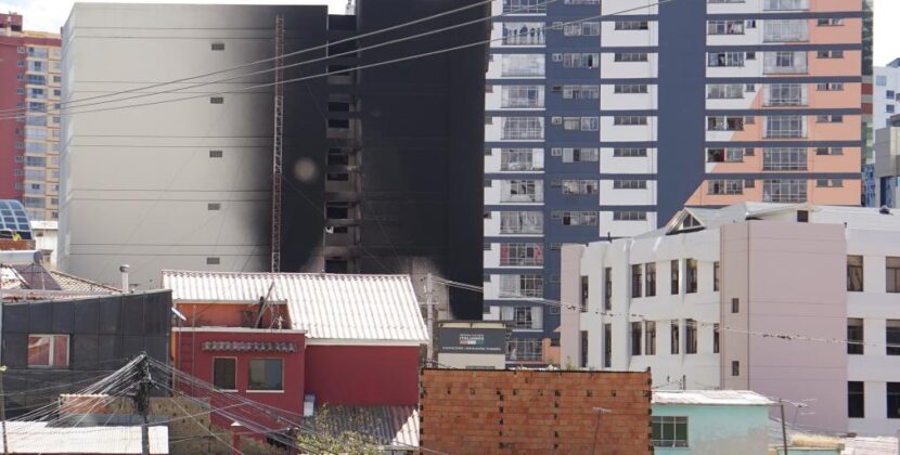 Incendio en Sopocachi: Dos denuncias tras siniestro en local comercial y edificio contiguo