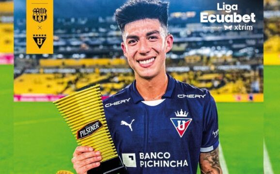 Villamil, figura en la victoria de Liga de Quito sobre Barcelona