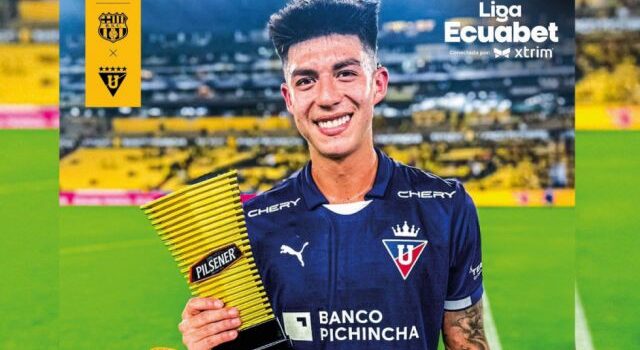 Villamil, figura en la victoria de Liga de Quito sobre Barcelona