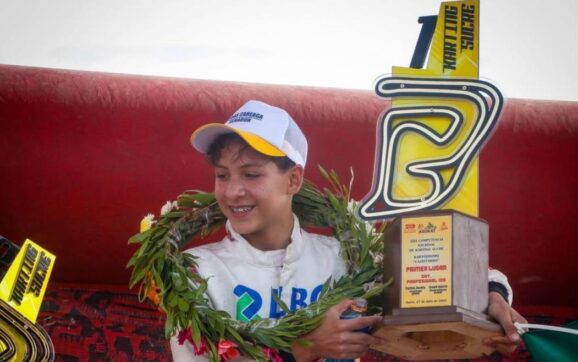 Lucas Careaga Victoria Magistral en Sucre Campeonato Nacional de Karting