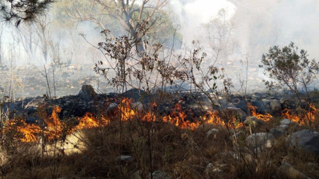 Comunitario en estado crítico tras incendio en Sama intensas labores de bomberos y personal de salud