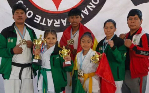 Bolivia brilla en Chile con tres medallas de oro en el Open Iquique de Karate Kyokushin