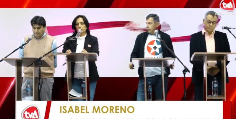 Debate electoral Tarija candidatos exponen sus propuestas en Televisión Andalucía