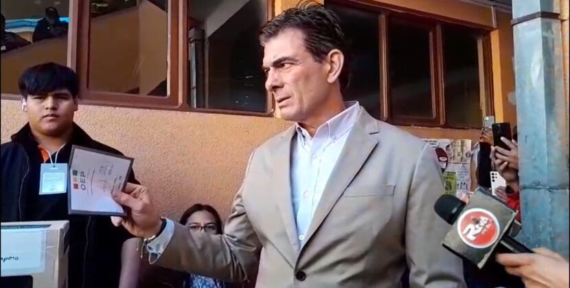 Rodrigo Paz llama a cuidar el voto y a un cambio pacífico en el país