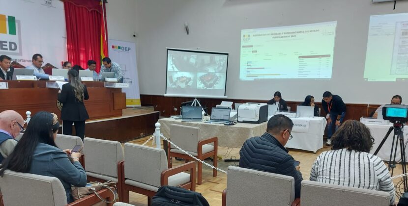 TED finalizará recuento oficial votos este martes primera hora