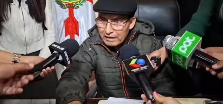 Gobernador Damián Condori retoma funciones este martes tras licencia médica