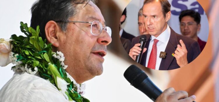 Arce responde a Tuto Quiroga acusándolo de persecución sin pruebas y omite detalles sobre el oro boliviano