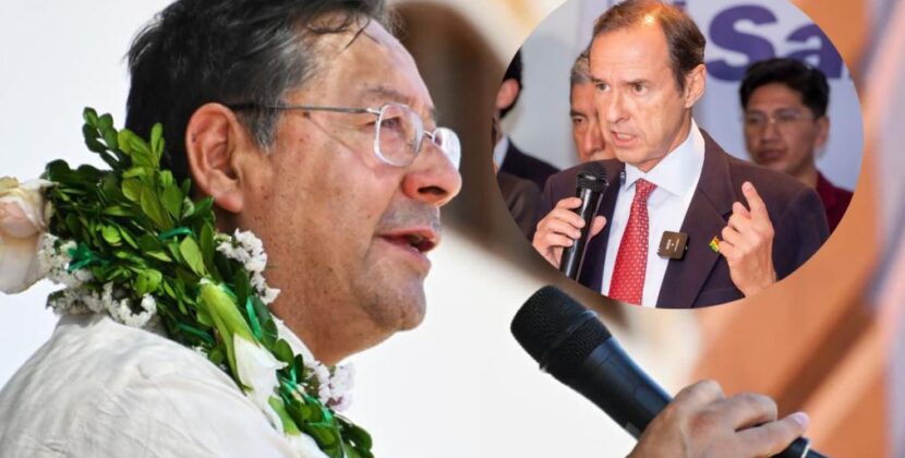 Arce responde a Tuto Quiroga acusándolo de persecución sin pruebas y omite detalles sobre el oro boliviano