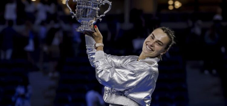 Sabalenka número uno mundial se retira del Abierto de China por lesión