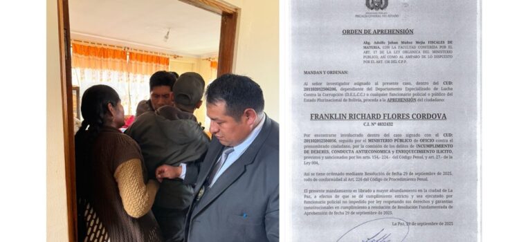 Franklin Flores Exgerente Emapa Aprehendido en Operativo Policial