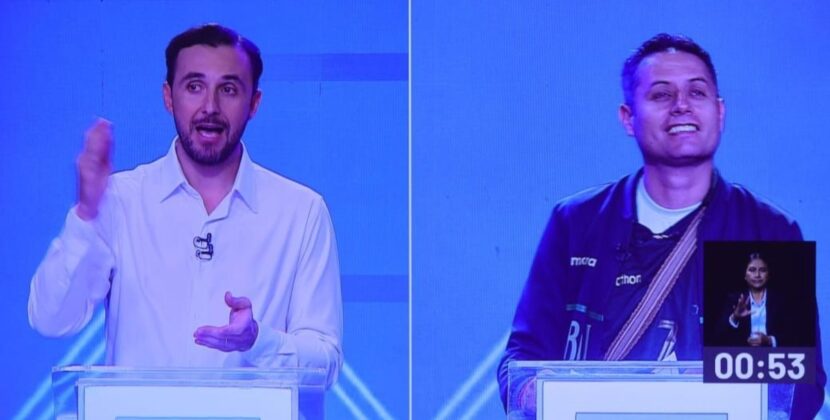 Velasco y Lara debaten visiones de país en crucial encuentro vicepresidencial