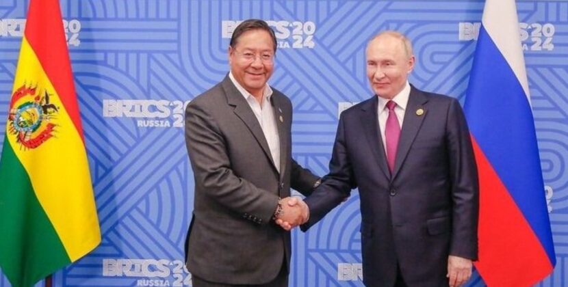 Arce felicita a Putin en su cumpleaños deseándole salud y fortaleza