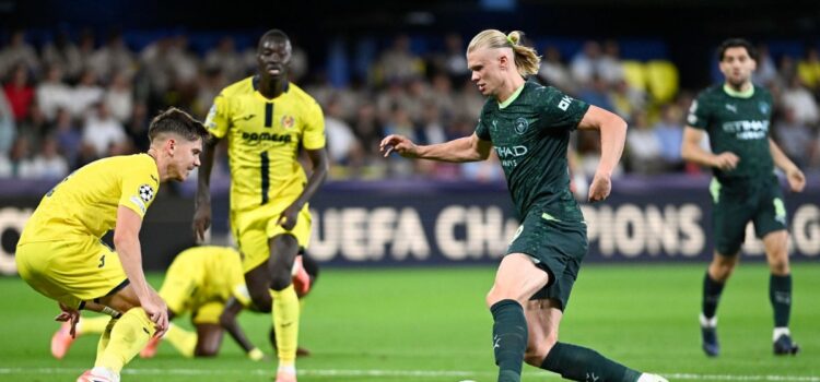 Manchester City domina al Villarreal en exhibición de poderío futbolístico