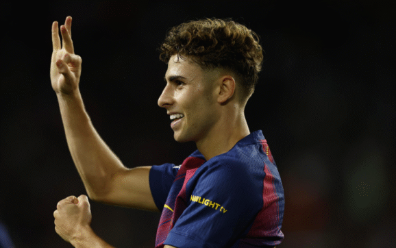 Fermín López estrella con triplete en contundente victoria del Barcelona