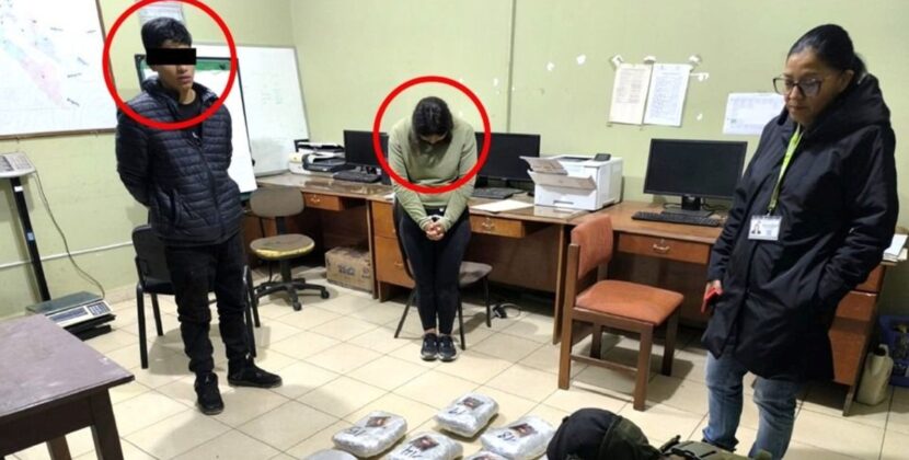 Pareja detenida con gran cantidad de marihuana en bolsa de yute