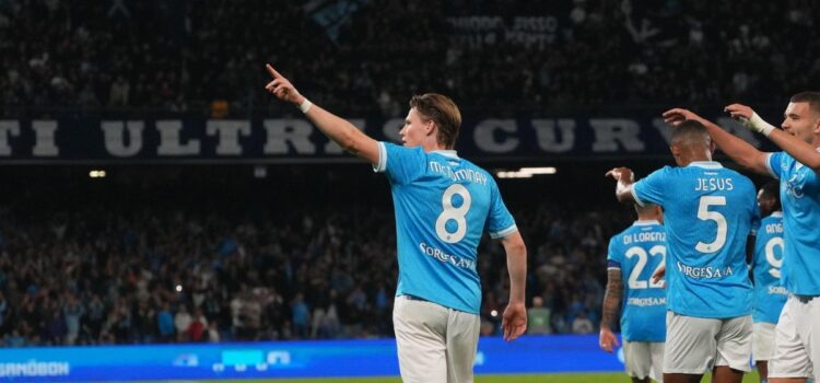 Nápoles vence al Inter tres uno y recupera liderato de la liga italiana