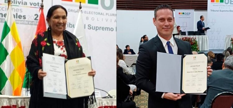 Libre designa a Tomasa Yarhui y Rafael López como nuevos jefes de bancada parlamentaria