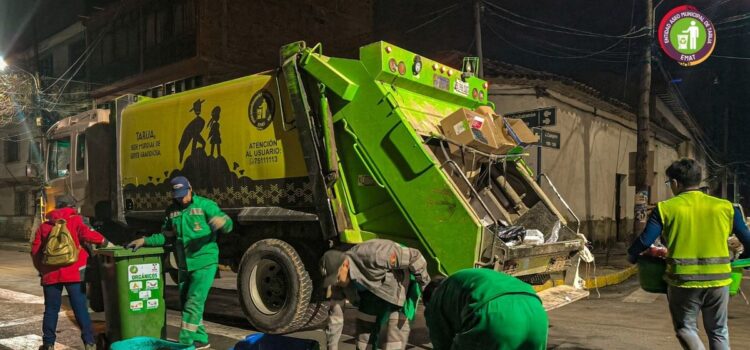 Fedjuve Tarija advierte suspensión de recojo de basura riesgo inminente