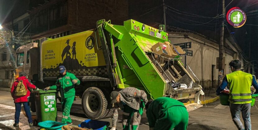 Fedjuve Tarija advierte suspensión de recojo de basura riesgo inminente