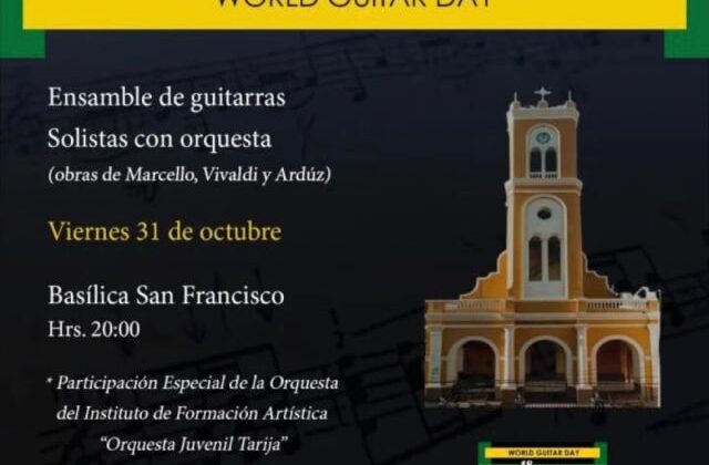 Concierto Celebración Día Mundial Guitarra llega a su quinta edición en la ciudad
