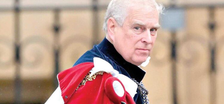 Príncipe Andrés despojado de títulos reales por escándalos sexuales</div>