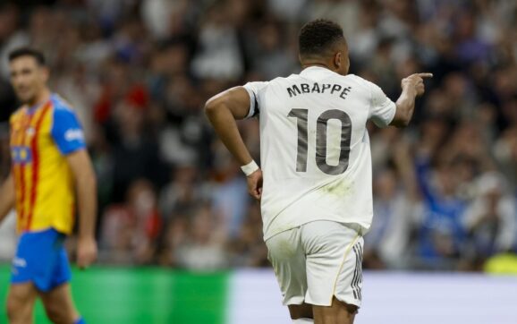 Real Madrid Golea al Valencia Cuatro Cero con Espectacular Actuación de Mbappé