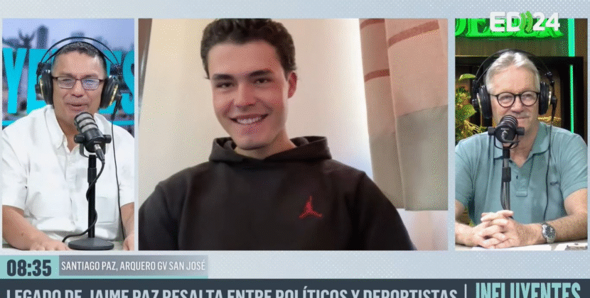 Santiago Paz hermano menor del presidente estudia política y juega al fútbol