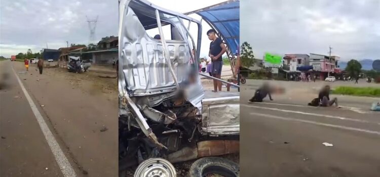 Volqueta choca con camioneta en Tarija: confirman 3 muertos