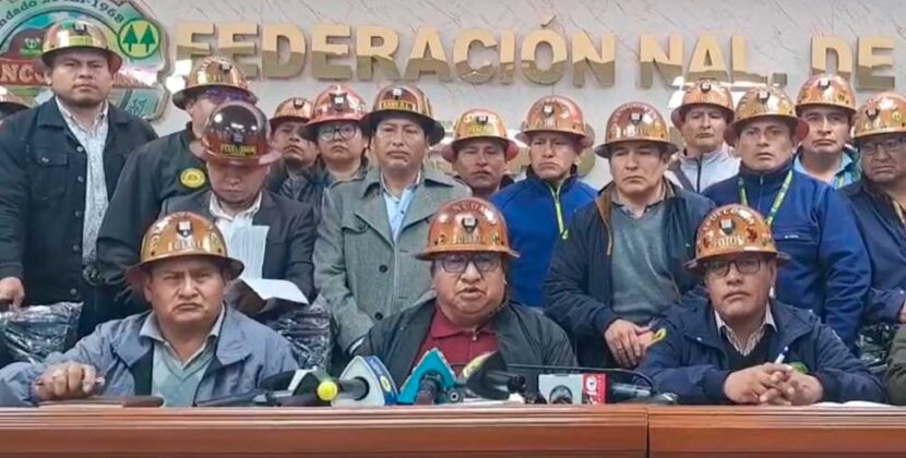 Fencomin exige Ministro de Minería hoy y dialogo del Gobierno