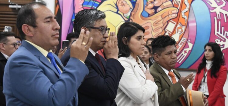 Barrientos, Santamaría, Linares y Flores asumen viceministerios Presidencia