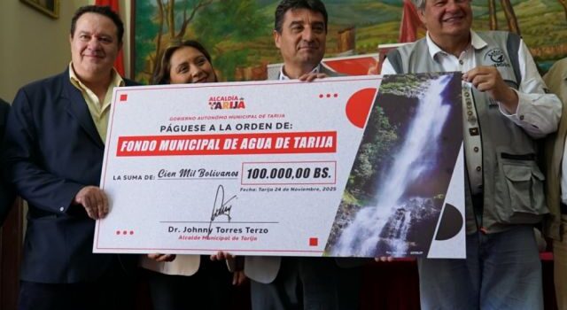 Fondo del Agua impulsa primer aporte de un millón para Reserva de Sama en Tarija