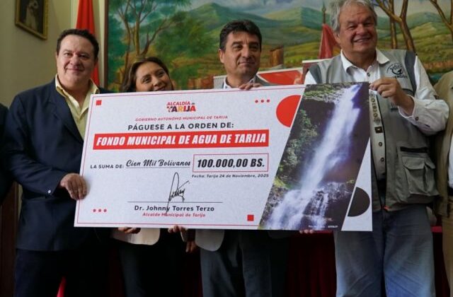 Fondo del Agua impulsa primer aporte de un millón para Reserva de Sama en Tarija