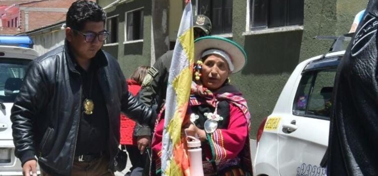 Lidia Patty ingresa a celdas de la Felcc por caso Fondo Indígena en La Paz