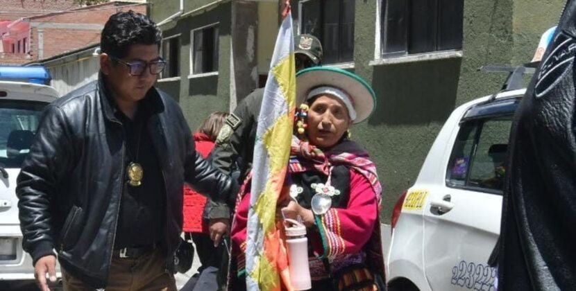 Lidia Patty ingresa a celdas de la Felcc por caso Fondo Indígena en La Paz