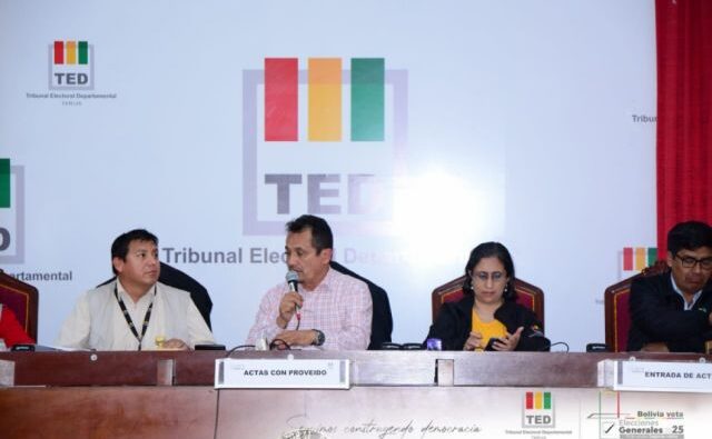 ALDT abre convocatoria en La Paz para elegir vocales del TED 2024