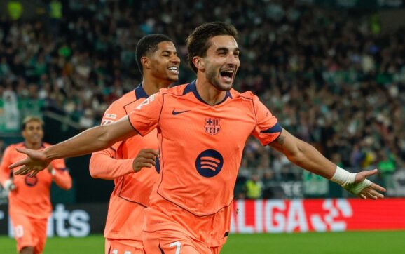 Barcelona supera al Real Betis en partido clave y mantiene liderato en La Liga