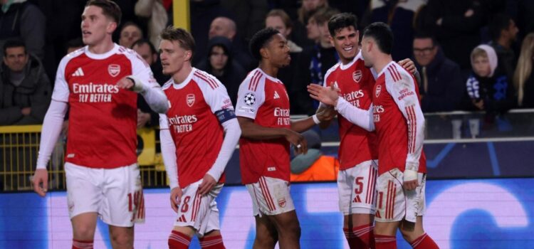 Arsenal gana 3 0 en Bélgica y confirma su pase casi seguro a octavos
