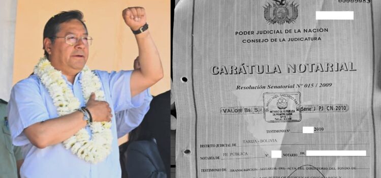 Acta revela que Luis Arce sabía que no podía transferir fondos a cuentas privadas