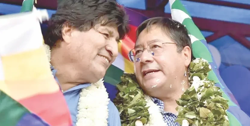 Luis Arce pasa la noche en penal de San Pedro mientras Evo Morales guarda silencio