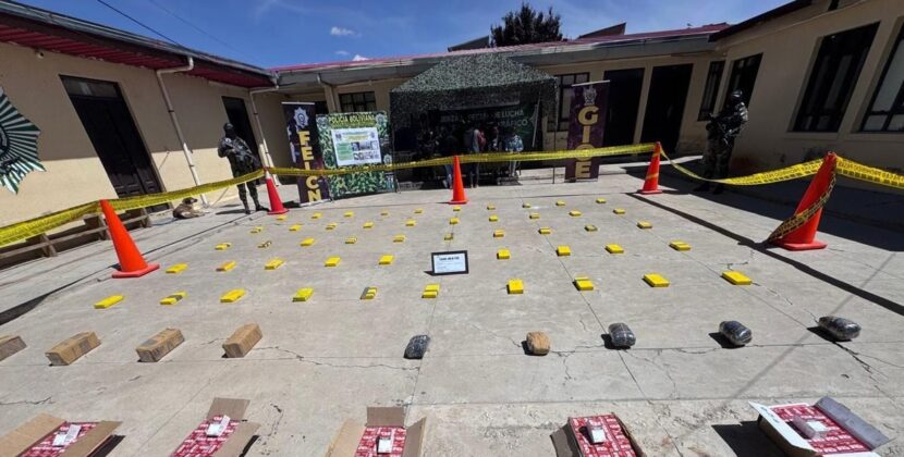 Policía desarticula en Bolivia red internacional de transporte de drogas