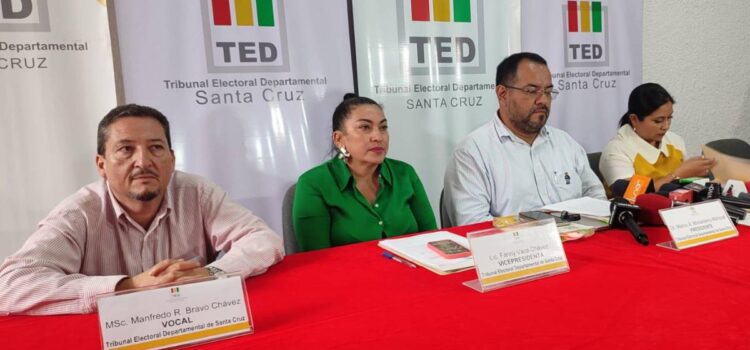 Marco Antonio Monasterio asume presidencia del TED de Santa Cruz por dos años