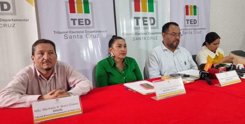 Marco Antonio Monasterio asume presidencia del TED de Santa Cruz por dos años